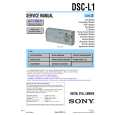 SONY DSCL1 Service Manual cover photo