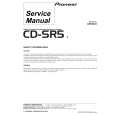 PIONEER CD-SR5/E Service Manual cover photo