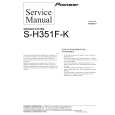 PIONEER S-H351F-K Service Manual cover photo