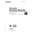 SONY MZR37 Owner's Manual cover photo