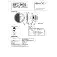 KENWOOD KFC1675 Service Manual cover photo