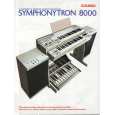 CASIO SYMPHONYTRON8000 Owner's Manual cover photo
