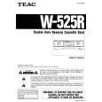 TEAC W525R Owner's Manual cover photo