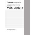 PIONEER VSX-C502-S/FLXU Owner's Manual cover photo