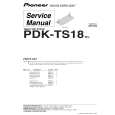 PIONEER PDK-TS18 Service Manual cover photo