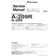 PIONEER A-109/MYXJ4 Service Manual cover photo