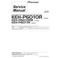 PIONEER KEH-P6010RB/XN/EW Service Manual cover photo