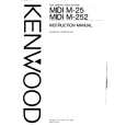 KENWOOD M-25 Owner's Manual cover photo