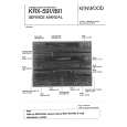KENWOOD KRX-591 Service Manual cover photo