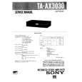 SONY TA-AX3030 Service Manual cover photo