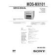 SONY MDSMX101 Service Manual cover photo