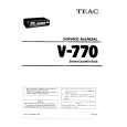 TEAC V-770 Service Manual cover photo