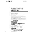SONY CCD-TRV215 Owner's Manual cover photo