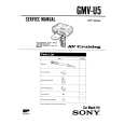 SONY GMVU5 Service Manual cover photo