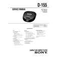 SONY D155 Service Manual cover photo
