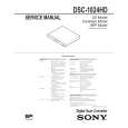 SONY DSC-1024HD Service Manual cover photo