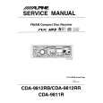 ALPINE CDA9811R Service Manual cover photo