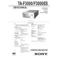 SONY TA-F3000 Service Manual cover photo