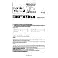 PIONEER GMX904 Service Manual cover photo