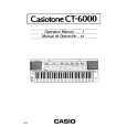 CASIO CT6000 Owner's Manual cover photo