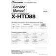PIONEER X-HTD88/DLXJ2 Service Manual cover photo