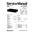 TECHNICS SL-P202A Service Manual cover photo
