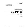 TEAC CDP1100 Service Manual cover photo