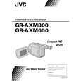 JVC GR-AXM800U Owner's Manual cover photo