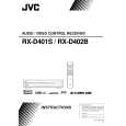 JVC RX-D402B Owner's Manual cover photo