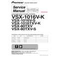 PIONEER VSX1016 Service Manual cover photo