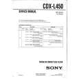 SONY CDXL450 Service Manual cover photo