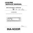 ALPINE INA-N333R Service Manual cover photo
