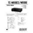 SONY TCWR990 Service Manual cover photo