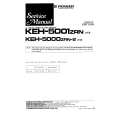 PIONEER KEH-5000B Service Manual cover photo