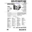 SONY DCR-PC100 Service Manual cover photo