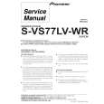 PIONEER S-VS77LV-WR/XJI/CN Service Manual cover photo