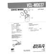 SONY VCLM0637 Service Manual cover photo