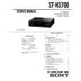 SONY STH3700 Service Manual cover photo