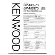 KENWOOD DPM3370 Owner's Manual cover photo