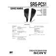 SONY SRSPC51 Service Manual cover photo