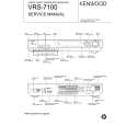 KENWOOD VRS7100 Service Manual cover photo