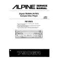 ALPINE 7906R Service Manual cover photo