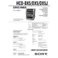 SONY MHCBX5 Service Manual cover photo