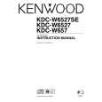 KENWOOD KDCW6527SE Owner's Manual cover photo