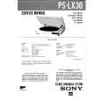 SONY PSLX30 Service Manual cover photo