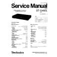 TECHNICS STG460L Service Manual cover photo