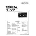 TOSHIBA SJV12 Service Manual cover photo
