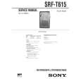 SONY SRFT615 Service Manual cover photo