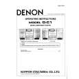 DENON DC1 Owner's Manual cover photo