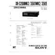 SONY XR3208MK2 Service Manual cover photo